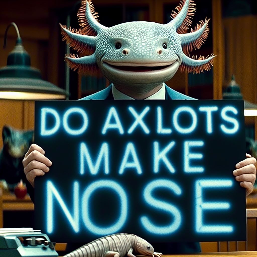 axolotl making noise