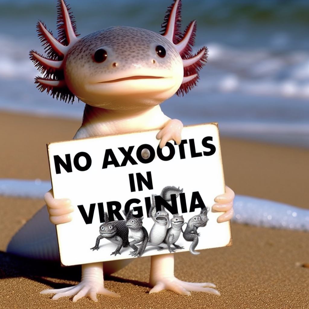 axolotls are legal in virginia