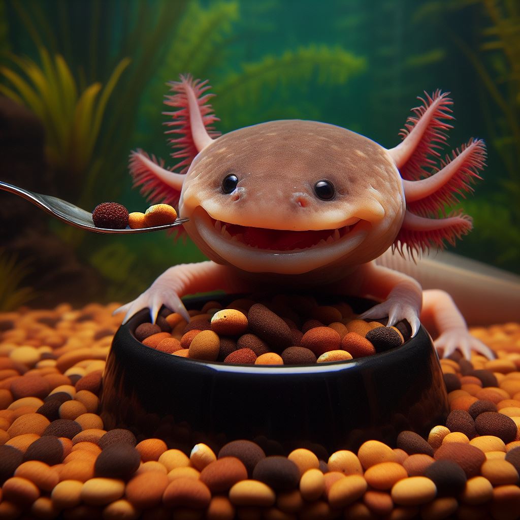 what if axolotl eat dog food