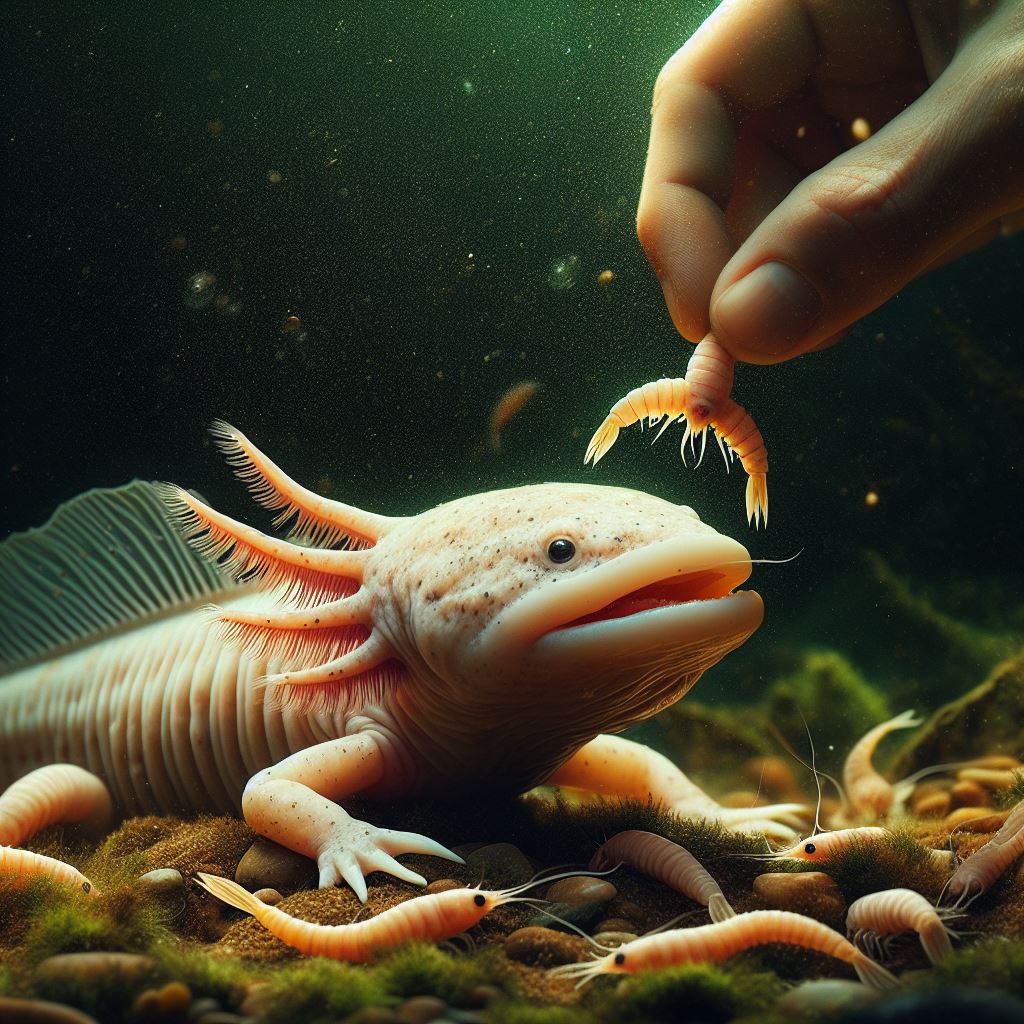 risk of eating brine shrimp for axolotl