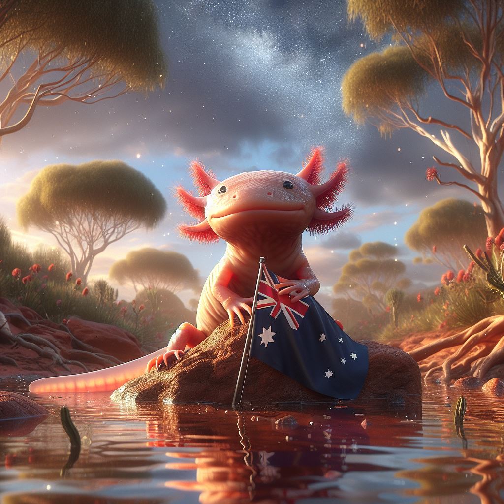 Axolotls can live in Australia