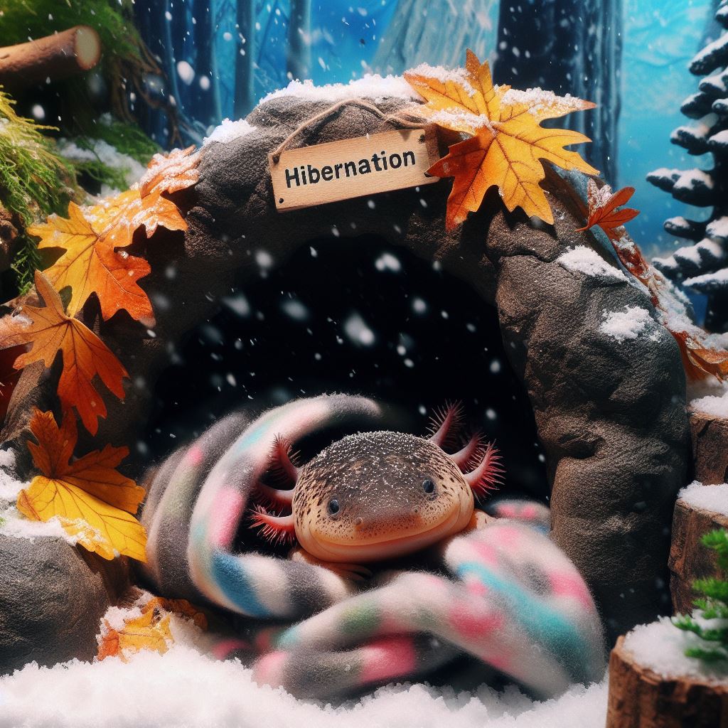 Axolotl do not naturally hibernate