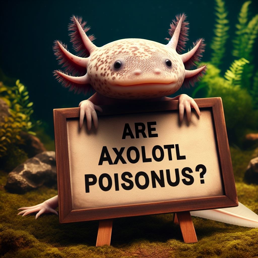 Axolotls are not poisonous