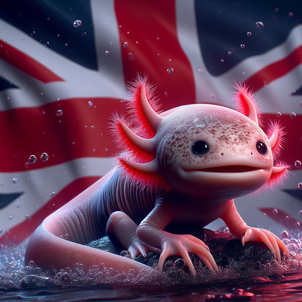 Axolotls can live in United Kingdom