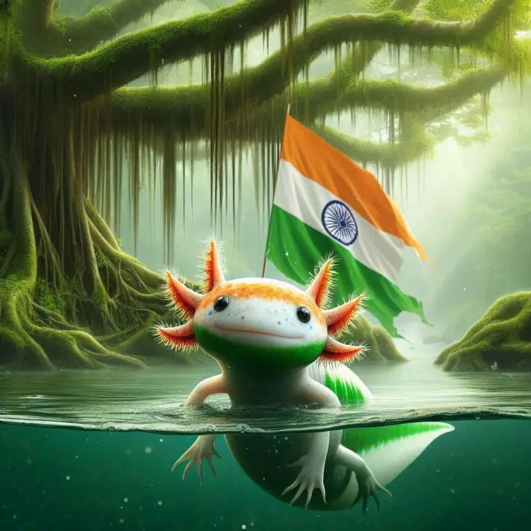 Axolotls can live in India