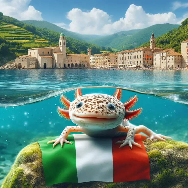 Axolotls can live in Italy