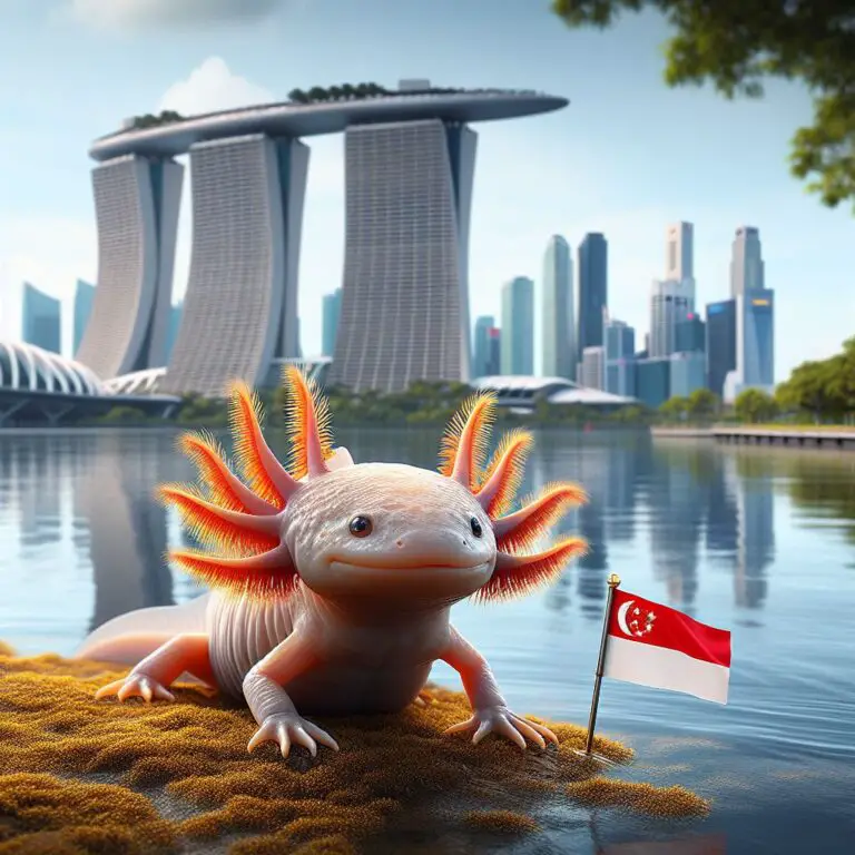 Axolotls can live in Singapore
