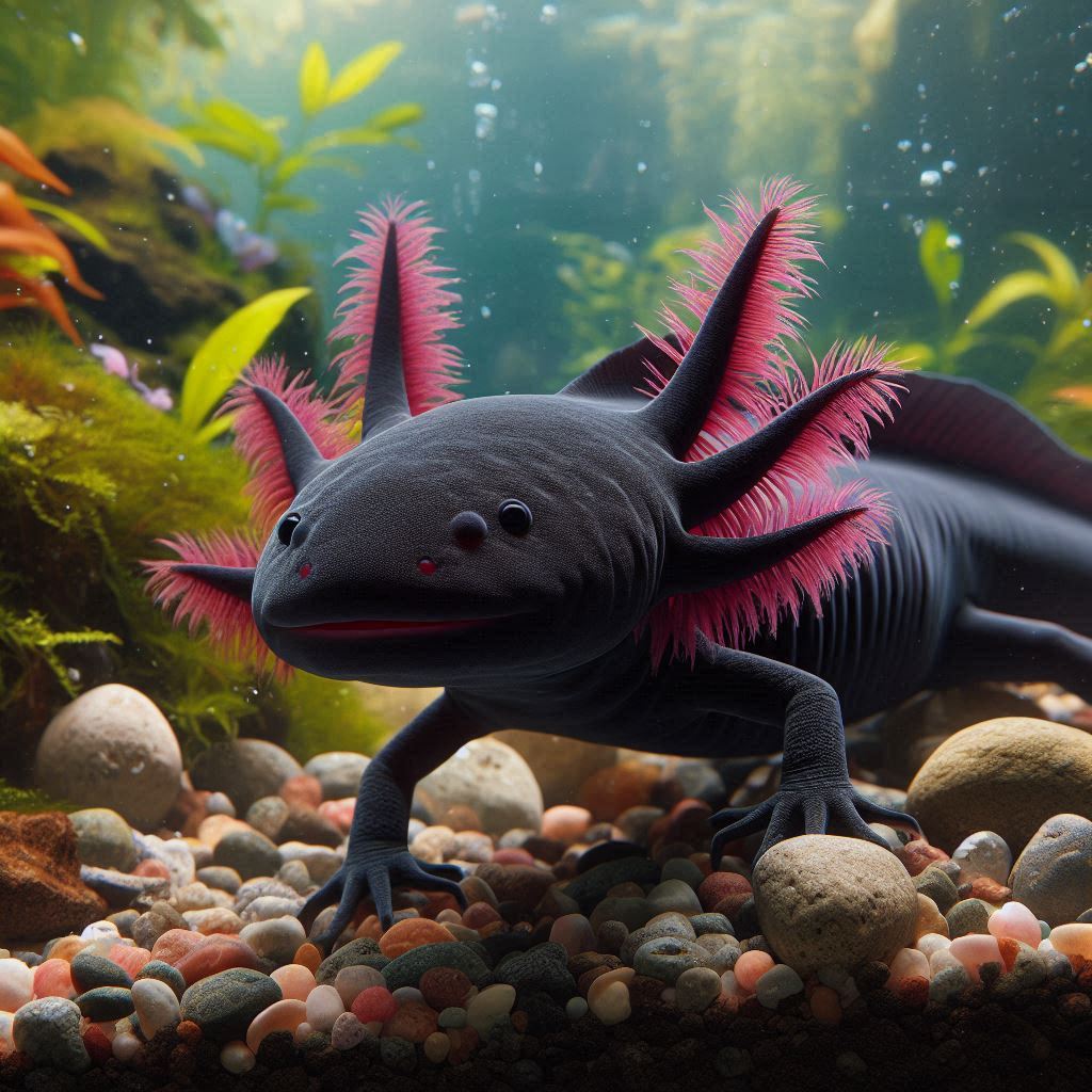 Melanoid Axolotl