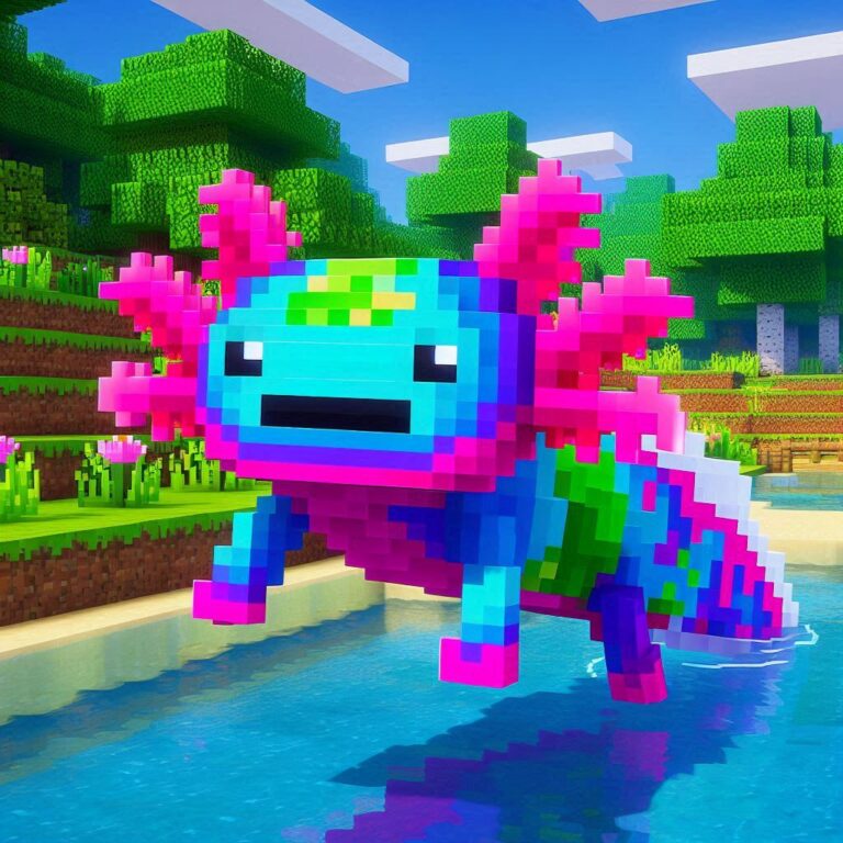 Minecraft Axolotl Colors